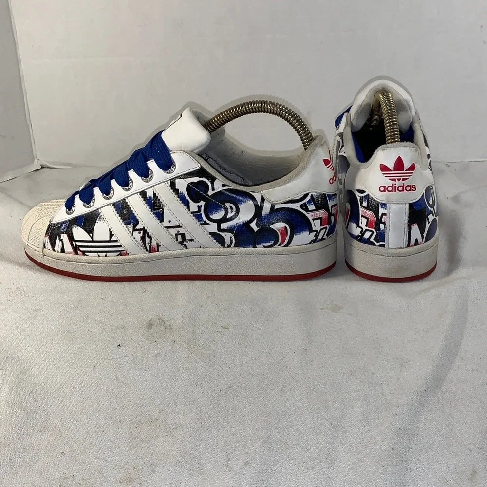 Adidas Superstar 35th Anniversary Graphic Red/White/Blue Sneakers
